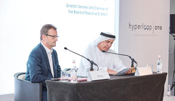 Rob Lloyd and Mohammed Al Tayer of the RTA Sign Historic Agreement 
